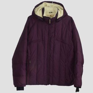 Woolrich Quilted Puffer Jacket Parka Women Large Coat Hood